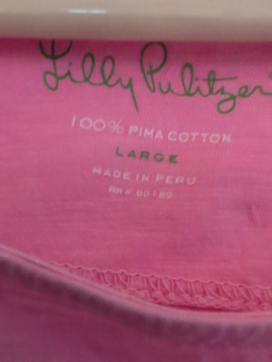 Lilly Pulitzer Other - Lilly Pulitzer Hot Pink Pima Cotton Sleep Shirt Or Dress LARGE